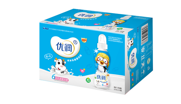 優(yōu)潤(rùn)乳酸菌飲品 100ml 優(yōu)潤(rùn)0脂肪 外彩膜綠色