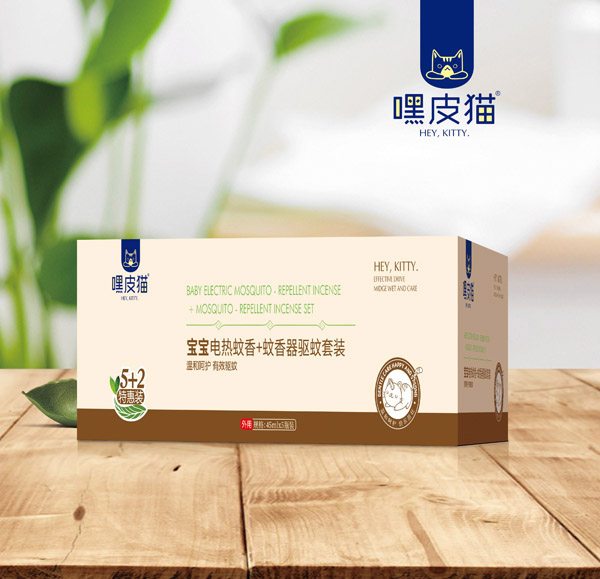嘿皮貓電熱蚊香+蚊香器驅(qū)蚊套裝