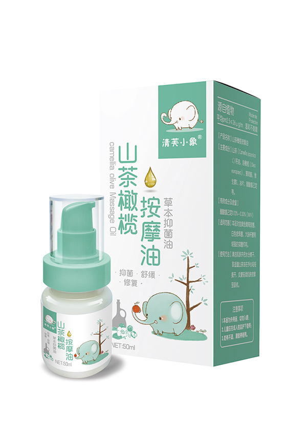 清芙小象山茶橄欖按摩油