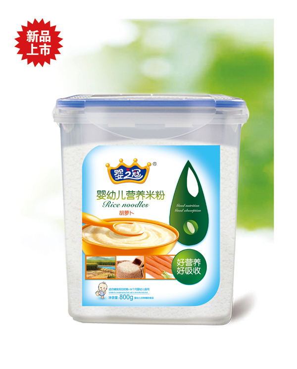 嬰之冠樂(lè)扣裝米粉 胡蘿卜