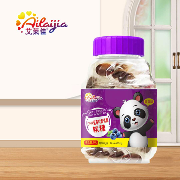 艾萊佳DHA藍(lán)莓葉黃素脂軟糖