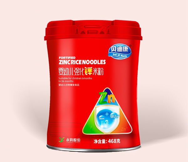 貝迪康嬰幼兒強化鋅米粉 聽裝