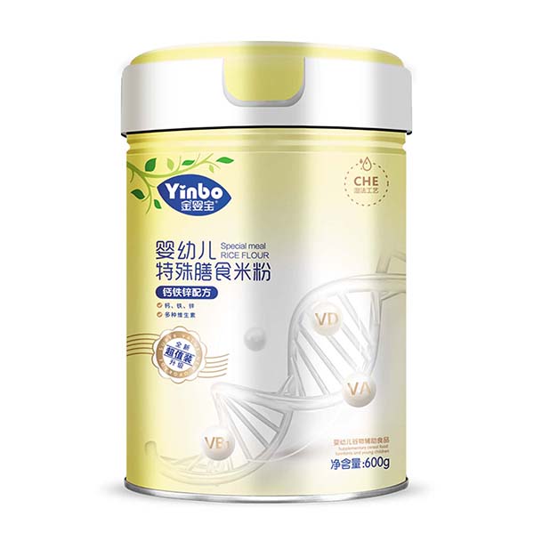 金嬰寶嬰幼兒特殊膳食米粉 鈣鐵鋅配方600g