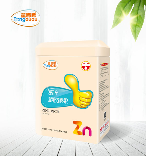 童嘟嘟富鋅凝膠糖果 方聽