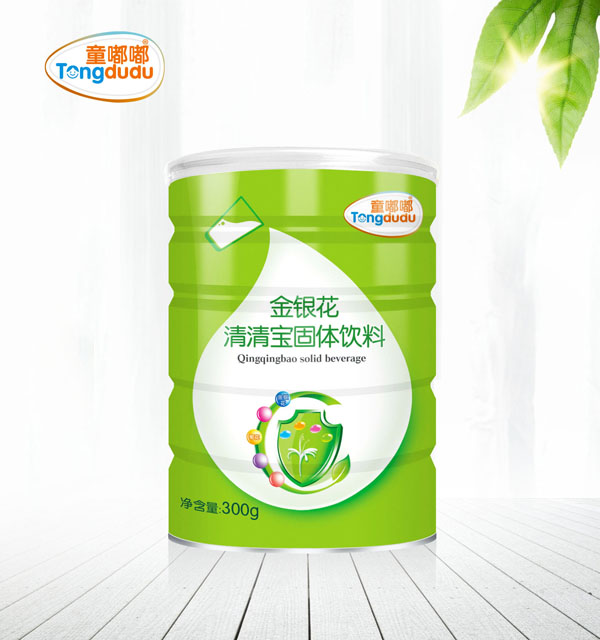 童嘟嘟金銀花清清寶固體飲料 聽裝