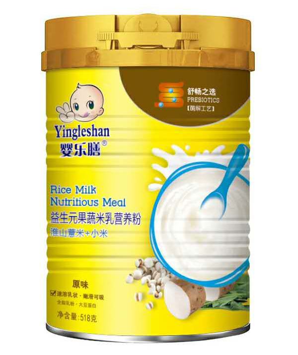 嬰樂膳益生元果蔬米乳營(yíng)養(yǎng)粉原味 淮山薏米+小米