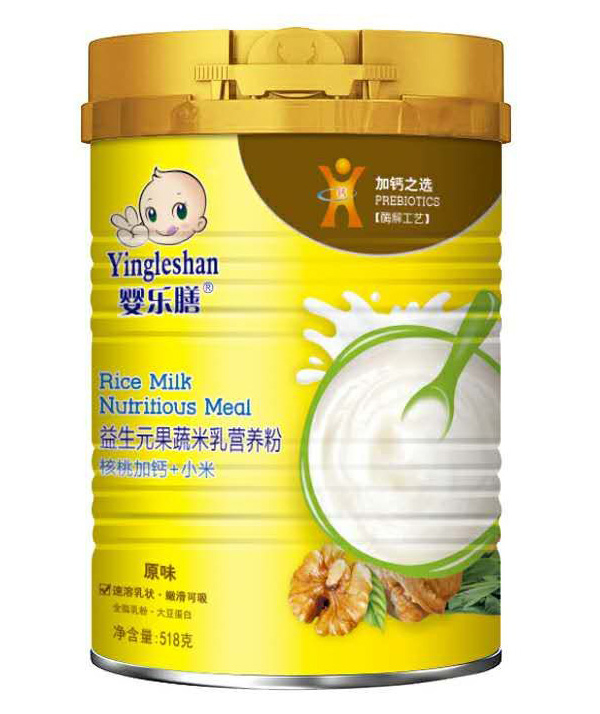 嬰樂膳益生元果蔬米乳營(yíng)養(yǎng)粉原味 核桃加鈣+小米