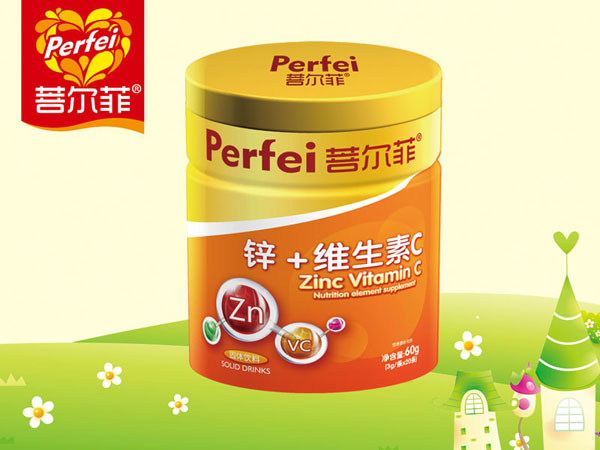 菩爾菲鋅+維生素C固體飲料