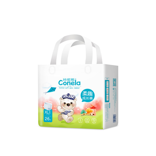 咔呢熊柔趣成長褲XL26