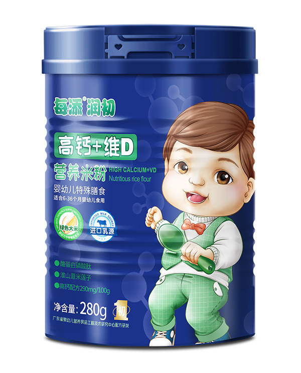 每添潤初營養(yǎng)米粉 高鈣+維D