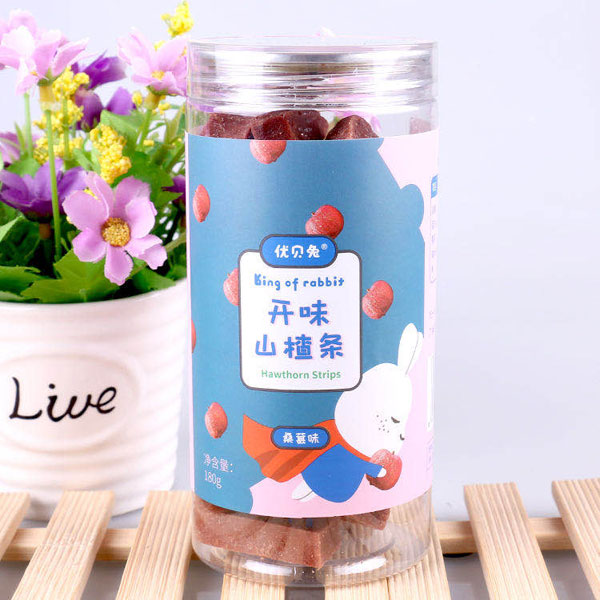 優(yōu)貝兔開味山楂條-桑葚味