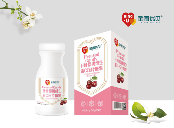 金盾優(yōu)貝針葉櫻桃維生素C壓片糖果.jpg 金盾優(yōu)貝針葉櫻桃維生素C壓片糖果.jpg