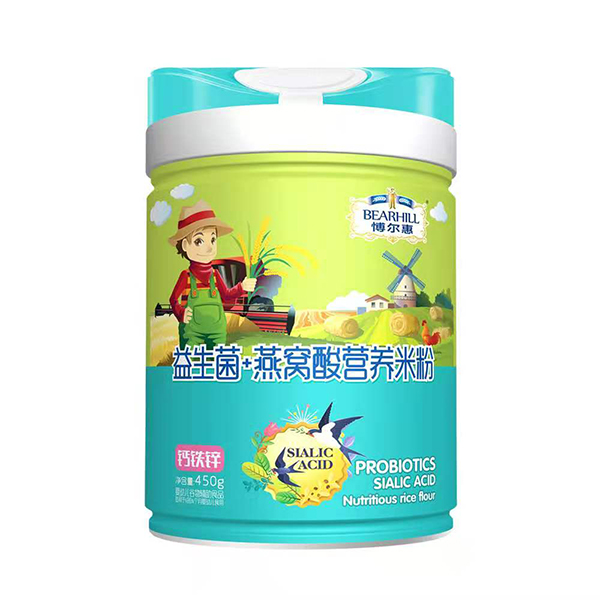 博爾慧益生菌+燕窩酸營(yíng)養(yǎng)米粉 鈣鐵鋅