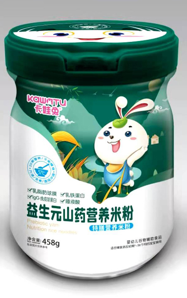 卡娃兔益生元山藥特膳營養(yǎng)米粉