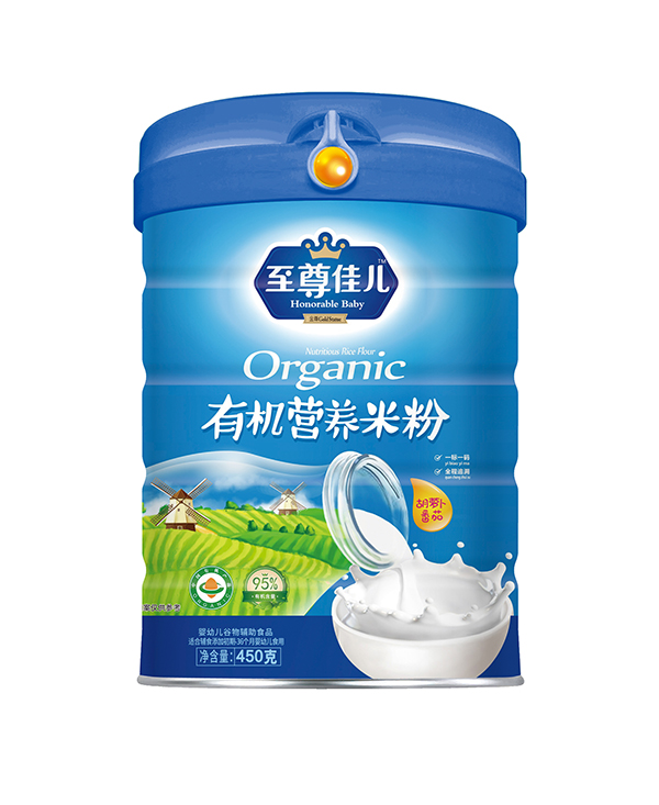 至尊佳兒有機營養(yǎng)米粉聽裝 胡蘿卜番茄