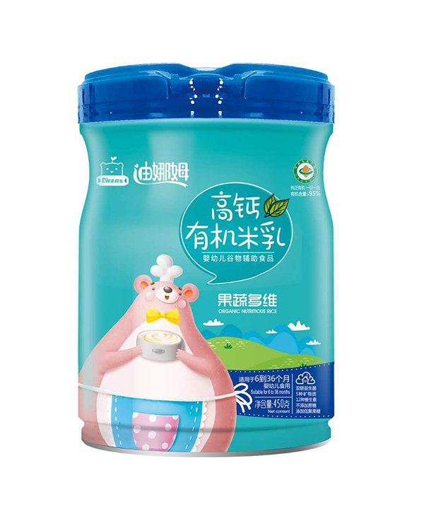 迪娜姆高鈣有機(jī)米乳 果蔬多維