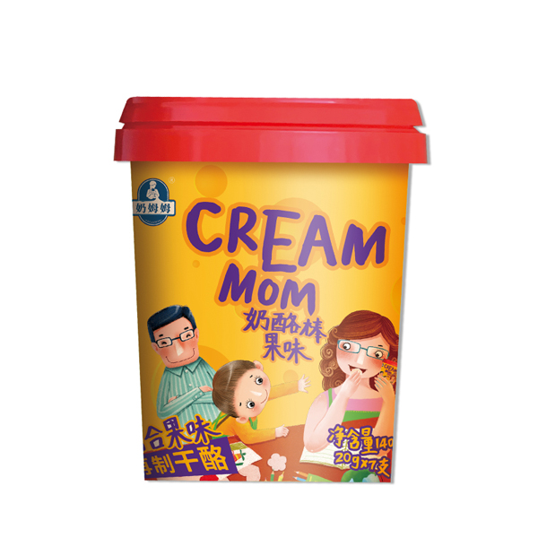 奶姆姆果味奶酪棒 水果味桶裝1