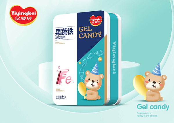 億嬰貝凝膠糖果 果蔬鐵