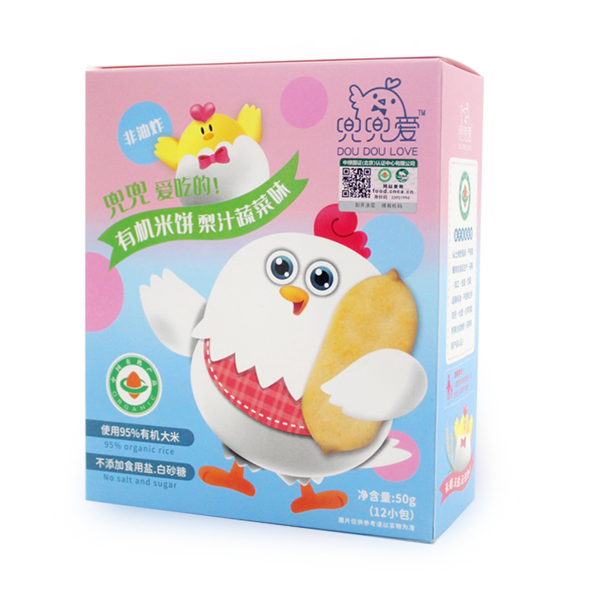 兜兜愛有機(jī)米餅 梨汁蔬菜味