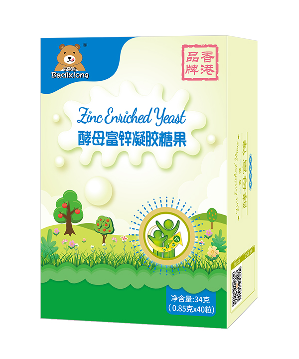 巴迪熊酵母富鋅凝膠糖果