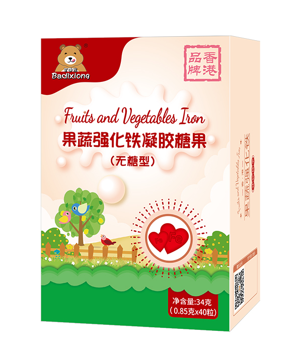 巴迪熊果蔬強化鐵凝膠糖果