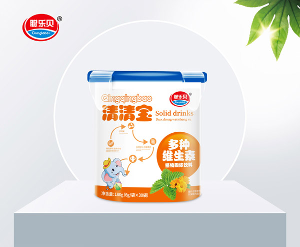 聰樂貝多種維生素清清寶 樂扣桶裝