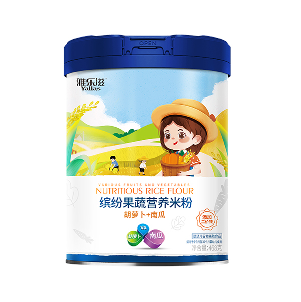 雅樂(lè)滋繽紛果蔬營(yíng)養(yǎng)米粉 胡蘿卜+南瓜