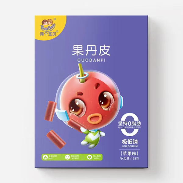 兩個寶貝果丹皮-蘋果味