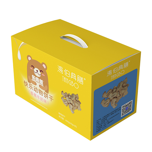 湯伯典膳快樂動(dòng)物餅干(香蕉牛奶味)禮盒裝