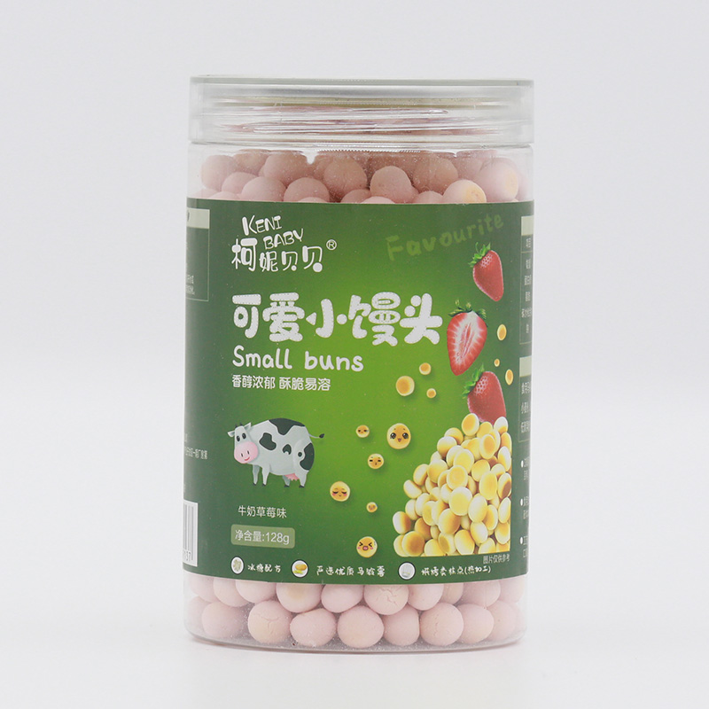 柯妮貝貝可愛小饅頭-牛奶草莓味