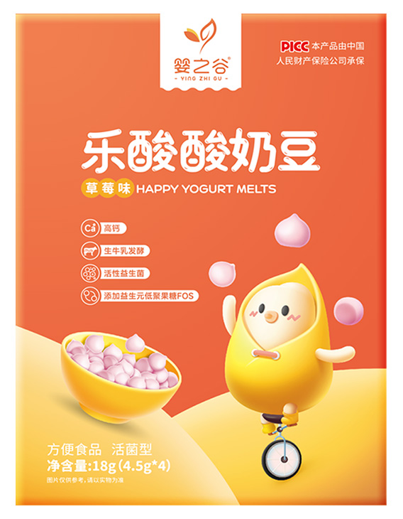 嬰之谷樂(lè)酸酸奶豆-草莓味