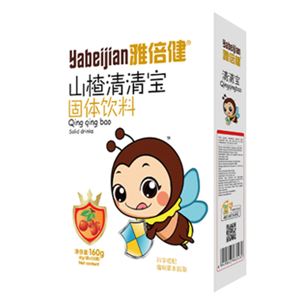 雅倍健山楂清清寶盒裝160克