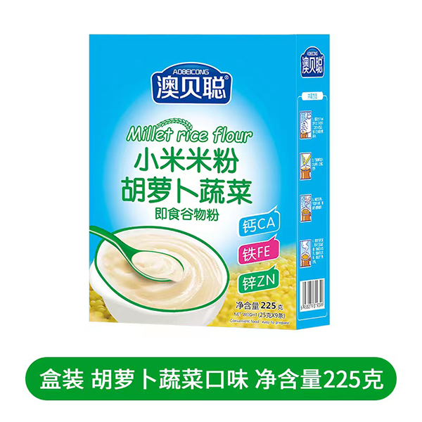 澳貝聰小米米粉盒裝 胡蘿卜蔬菜