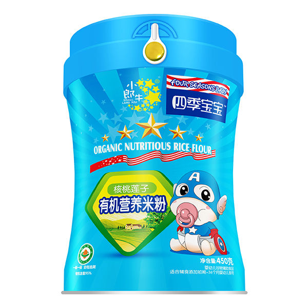 四季寶寶有機(jī)營養(yǎng)米粉-核桃蓮子