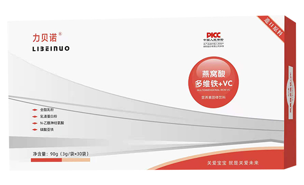 力貝諾燕窩酸多維鐵+VC營(yíng)養(yǎng)素固體飲料
