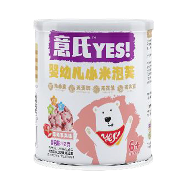 意氏嬰幼兒小米泡芙 草莓蘋果味