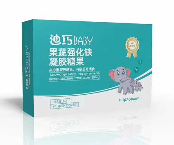 迪巧BABY果蔬強(qiáng)化鐵凝膠糖果