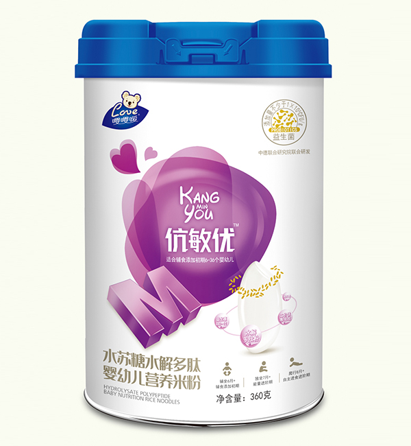 嚶嚶噯伉敏優(yōu)水蘇糖水解多肽營(yíng)養(yǎng)米粉 聽(tīng)裝
