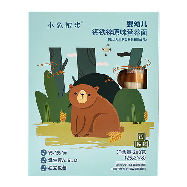 小象散步嬰幼兒營(yíng)養(yǎng)面-鈣鐵鋅原味