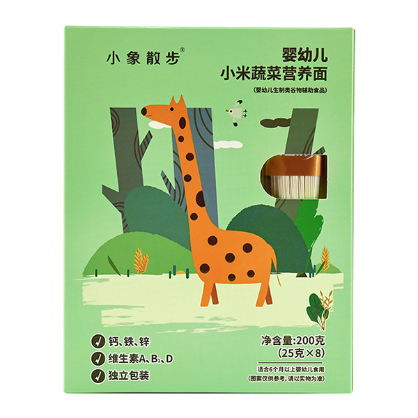 小象散步嬰幼兒營(yíng)養(yǎng)面-小米蔬菜