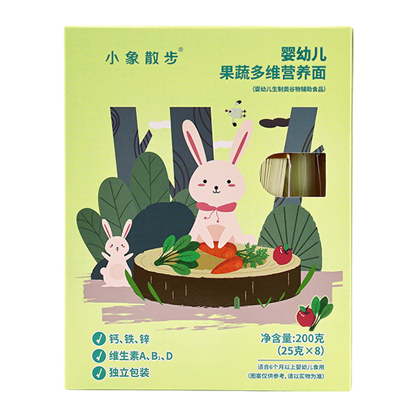 小象散步嬰幼兒營(yíng)養(yǎng)面-果蔬多維