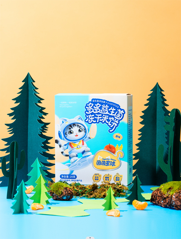 團(tuán)團(tuán)星球多多益生菌凍干米餅-原味