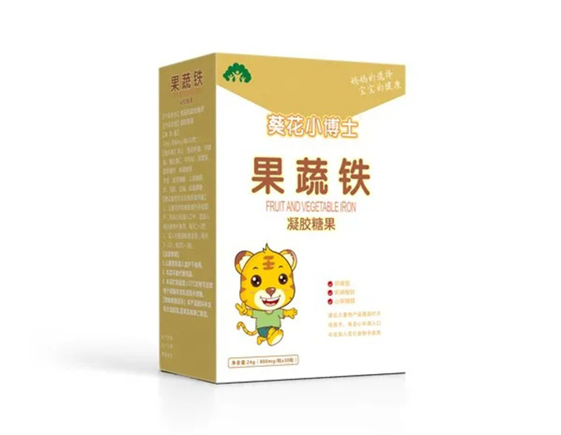 葵花小博士果蔬鐵凝膠糖果