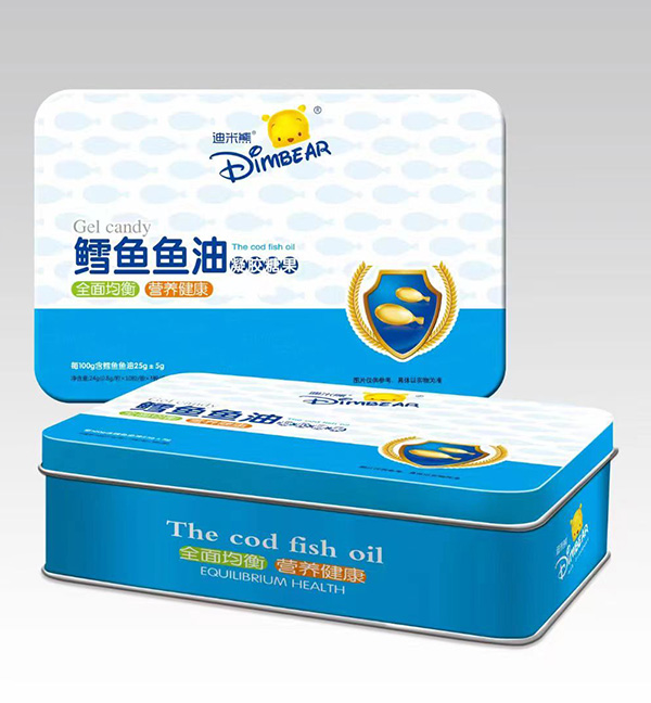 迪米熊鱈魚(yú)魚(yú)油凝膠糖果