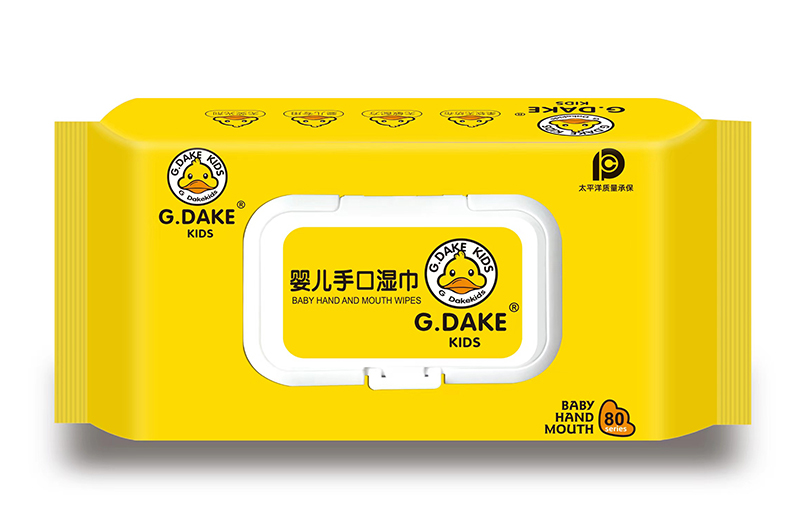 BG GDVCK小黃鴨嬰兒手口濕巾 80片