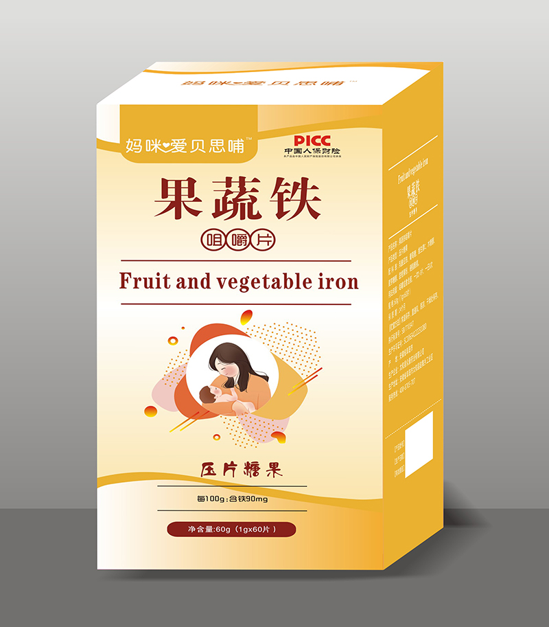 媽咪愛貝思哺果蔬鐵咀嚼片