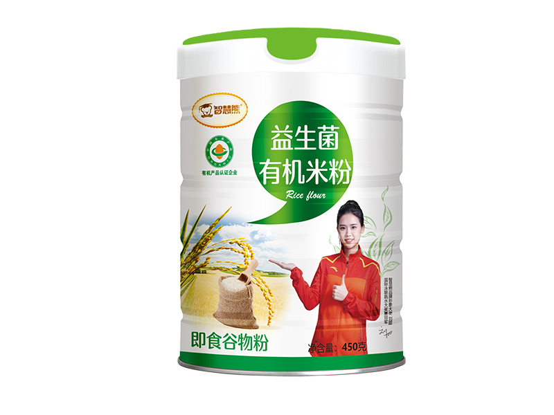 智慧熊益生菌有機(jī)米粉 聽裝