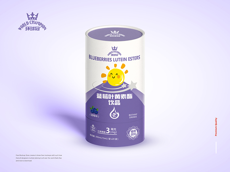 環(huán)球冠藍莓葉黃素酯飲品