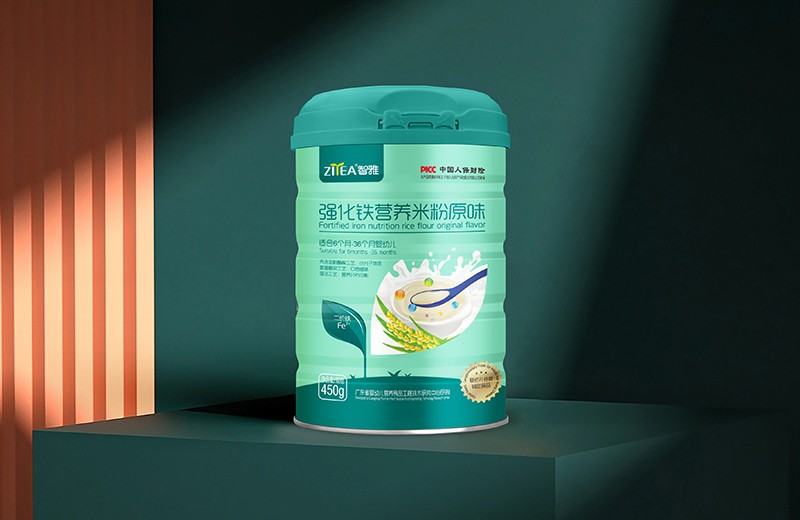 智雅強(qiáng)化鐵營(yíng)養(yǎng)米粉原味 罐裝