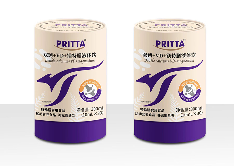 普瑞塔雙鈣+VD+鎂特膳液體飲